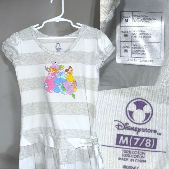 Disney l Girl’s Cinderella Dress l Side-tie accent l Short Sleeve l M 7 l EUC - Picture 6 of 11